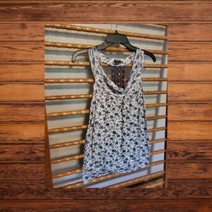 Rhapsody • M • Floral • Racerback Tank